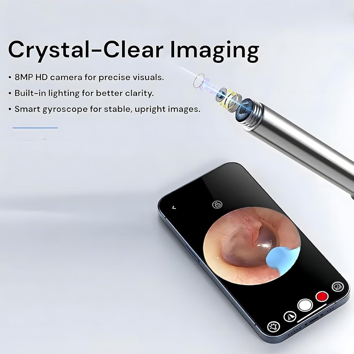 OtoView™ Limpieza de Oídos con Cámara HD